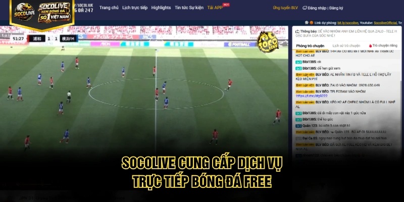 Socolive ra đời với mong muốn đáp ứng nhu cầu xem các trận đấu bóng đá